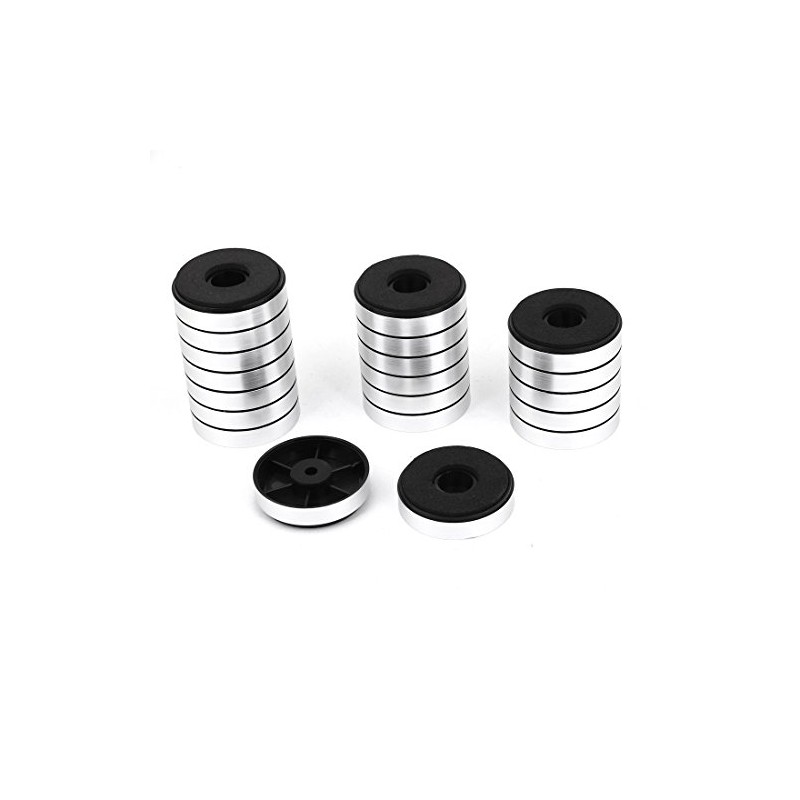 sourcing map Round Pad Amplifier Feet Stand Speaker Stands, Subwoofer