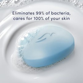 Dove Beauty Bar For All Skin Types Antibacterial Protects from Skin Dryness 3.75 oz 6 Bars