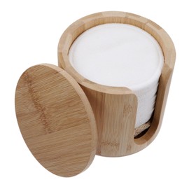 FOMIYES Bamboo Cotton Makeup Remover Pad Set Gentle Wash Makeup Remover Cloth Set Round Face Cleaning Puff