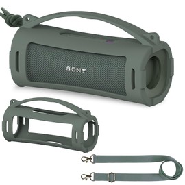 Silicone Cover Case for Sony ULT Field 1 Elextronics Ultra Portable Wireless Bluetooth Speaker, Protective Stand Holder for Sony ULT Field 1 Speaker Accessories (Case only) (Forest Gray)