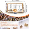 Threaded Inserts for Wood, 155 PCS Insert Nuts M4 M5