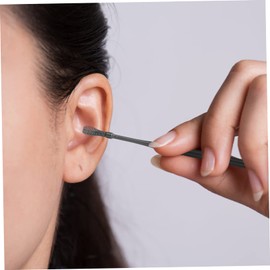 ORFOFE 6-Piece Ear Wax Removal Kit Stainless Steel Ear Wax Scoop Set Spiral Tools Portable for Adults and Travel