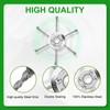 LADAMI Wire Brush Cutter Trimmer Head,Unbreakable Wired Trimmer Blade for