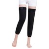 Men Women Thermal Leg Warmers with Bandage, Winter Warm Fleece