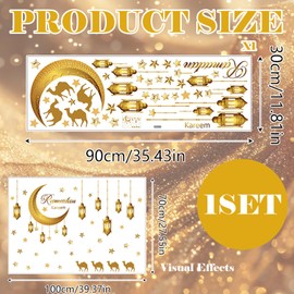 Ramadan Wall Stickers - Ramadan Decals Ramadan Decal, Your Ideal Ramadan Stickers for a Warm and Festive Atmosphere