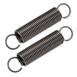 sourcing map Compression Spring,20mm OD,2mm Wire Size,175mm Extended Length,100mm Free Length,Spring Steel,7.8kg Load Capacity,Grey 2pcs
