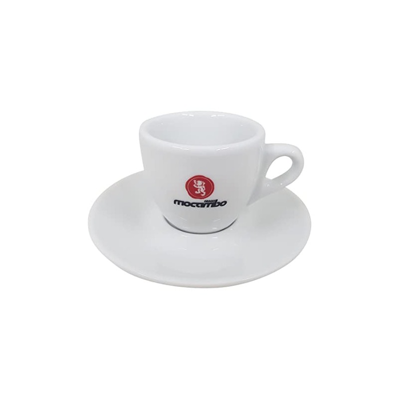 Drago Mocambo Caffe Espresso Cups with Saucers Set of 6