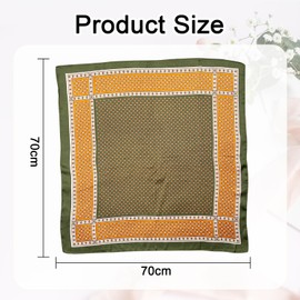 Bliceon Men's and Women's Square Satin Silk Scarf - Lightweight Fashion Neck Scarf Bandana for Casual and Formal Wear - Stylish Gifts for Men and Women - Versatile Accessory for Every Occasion