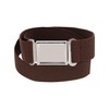 CTM® Kids' Adjustable Elastic Belt with Magnetic Buckle, Brown
