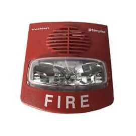 SIMPLEX 4906-9139 High CD Horn Strobe Non-Addressable Wall Mounting, Red