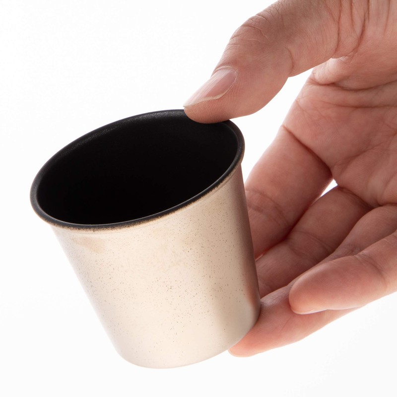 Endoshoji Professional Strong Coat Pudding Cup, Fluororesin, Stainless Steel/Teflon, Made