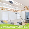IVYROLL Duster with Extension Pole for Cleaning (2 Microfiber Heads