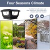 Sumaote Solar Post Lights, 6000K Cold White Solar Post Cap