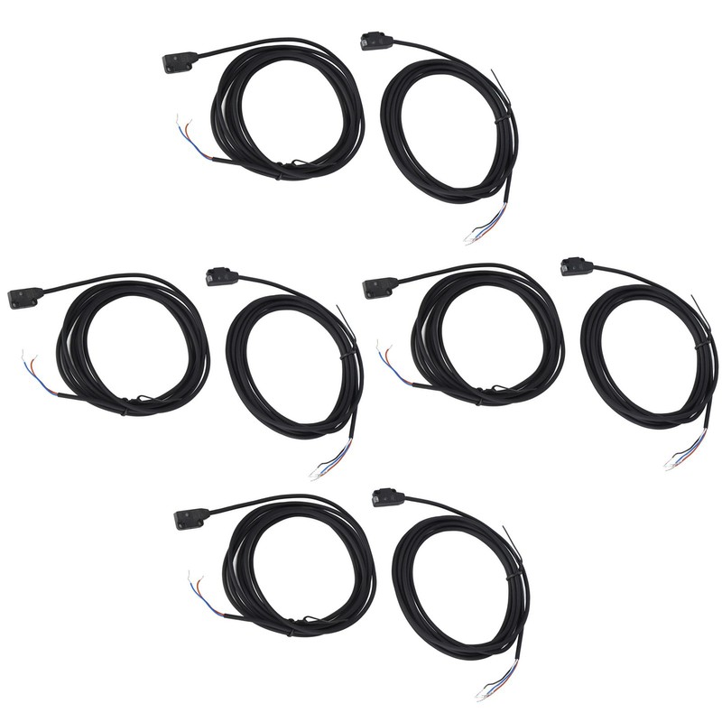 10 Set Photoelectric Sensor Through Beam Infrared Detection Switch DC1030V