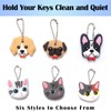 BERRYLION Key Caps Covers, 6 Pcs Flexible Key Caps, Cute