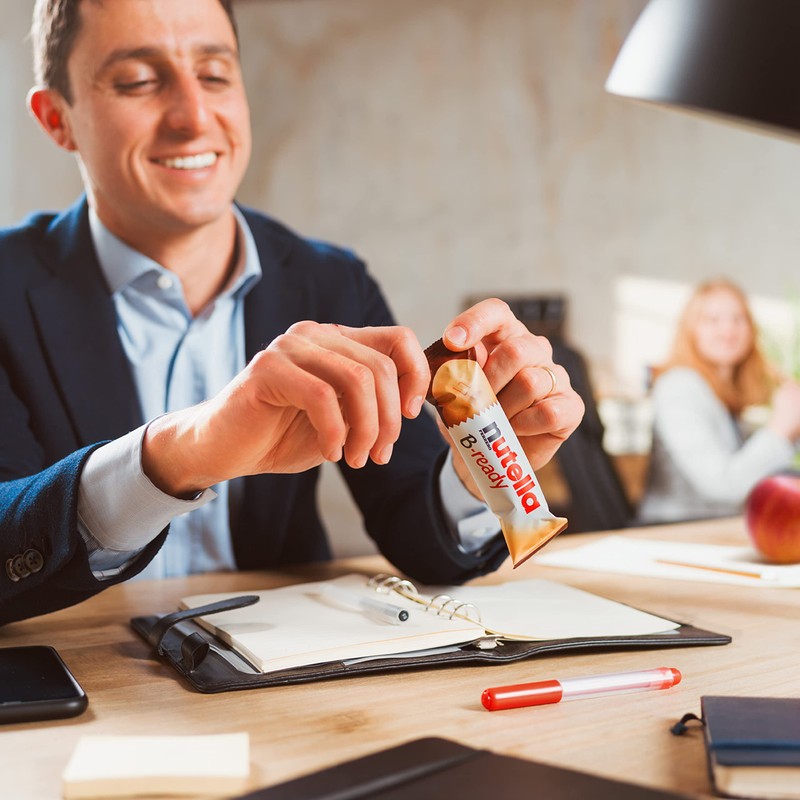 Nutella B-ready, 330g, 15 bars pack, Crunchy wafer filled with