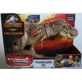 Mattel Jurassic World Tyrannosaurus Rex Extreme Damage Dinosaur figure Camp Cretaceous