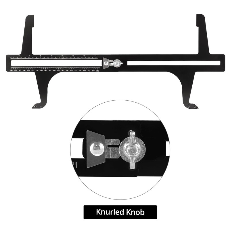 QWORK Brake Measuring Tool 6.5-14.25 Inch - Professional Precision Brake