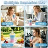 2-in-1 Silicone Ice Ball Cup, Collapsible Ice Cube Cup with
