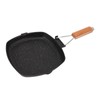 Frying Pan Outdoor Household Folding Beech Handle Energy Saving Non