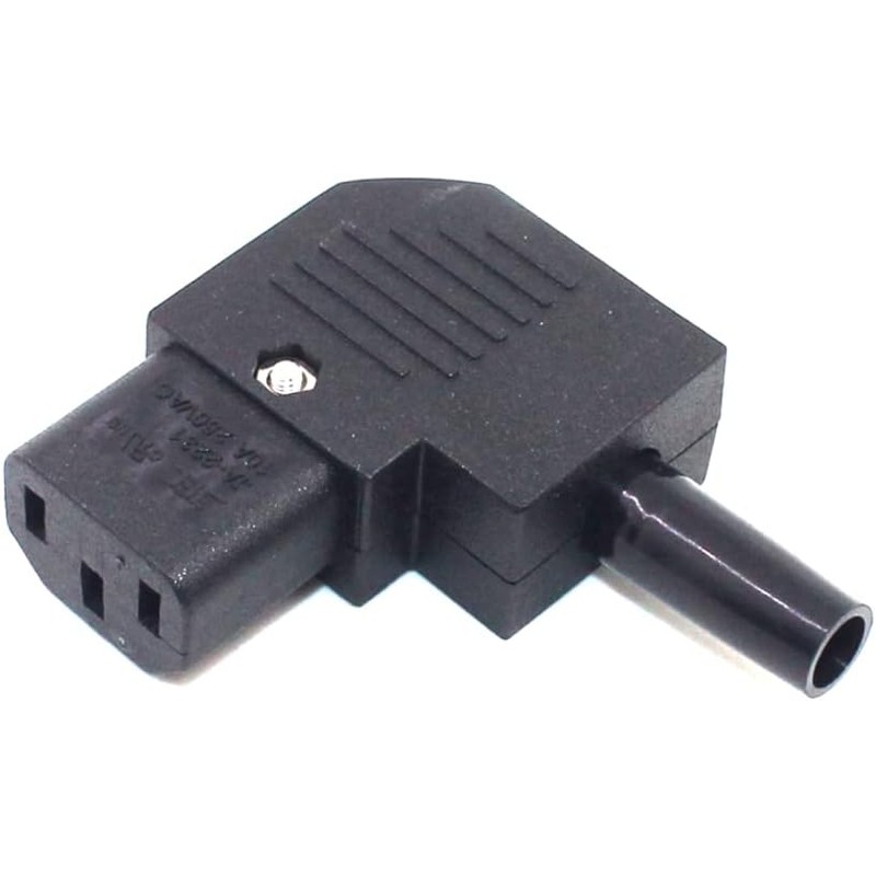 Toptekits IEC C13 Right Angle IEC Connector,IEC 320 C13 Female