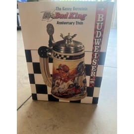 Anheuser Busch Budweiser Kenny Bernstein 20 Year Bud King Anniversary Stein NIB