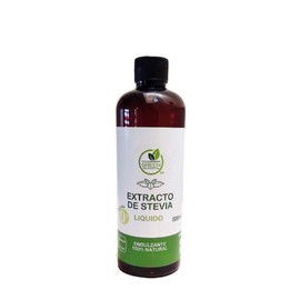 Green Concept Stevia Líquida 100% Natural 500 ml Endulzant en Gotas Cero Calorías, Vegano, Keto, Concentrada No Amarga