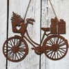 Storm's Gartenzaubereien Decorative Bicycle Small for Hanging in Rust Look