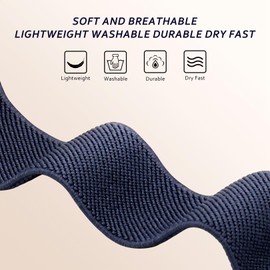 Sunnyson 20mm Stretchy Nylon Watch Bands Compatible with Garmin Venu/Venu 2 Plus/Venu Sq/Venu Sq Music/Venu sq 2/Vivoactive 5/Vivoactive 3, Elastic Watch Band Replacement for Women Men