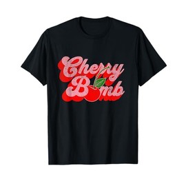 Cherry Bomb Retro 70s Vintage Style Cute T-Shirt