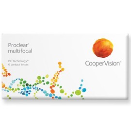 Proclear Multifocal Progressive Monthly Lenses, Soft, Pack of 6, BC 8.7 mm, DIA 14.4, ADD +2.50 D, -2.50 Dioptres
