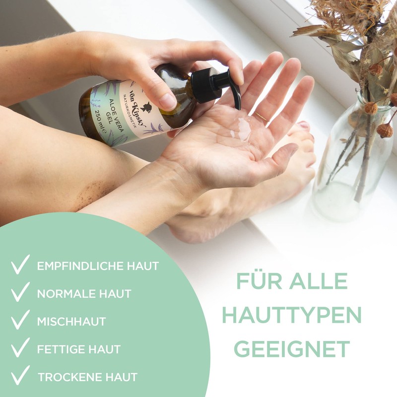 von Kinsky® Organic Aloe Vera Gel - 250 ml Moisturiser