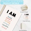 OSLYSOF Positive Affirmation Gifts Spiral Notebook, Boho Rainbow Affirmation Journal,