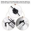 Lyreh 10pcs Magnetic Zip Tie Mounts, Cable Tie Holder Base