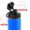 12pcs Stainless Steel Water Bottle Lid & Spout Lid Gasket,