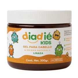 DIADIE KIDS Gel para cabello de linaza sábila, frizz rizos definidos 1 Pza