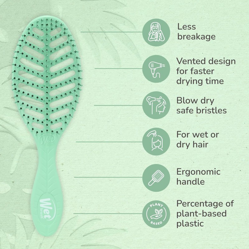 Wet Brush Go Green Speed Dry - Green