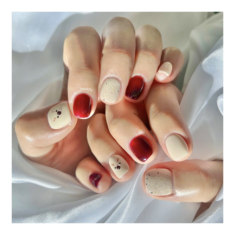 Dara Beauty December 2025 Art of the MonthRudolph Nail❣ -