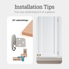 Greoil 50-Pack Cabinet Hinges, 1/2 Inch Overlay, Satin Nickel Semi-Concealed,