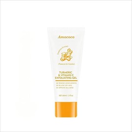 Orange Scented Exfoliator Clear Gel Gentle Exfoliation Exfoliating Gel Nourishing Moisturizing Deep Cleansing Face Body Suitable for All Skin Types - Cleanser:_1pcs（Turmeric）