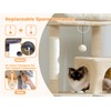 MUTTROS Replacement Cat Tree Balls - Set of 6-Beige