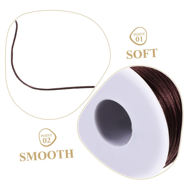 OHPHCALL 2 Rolls Crocheting Thread Durable Knitting Thread for DIY