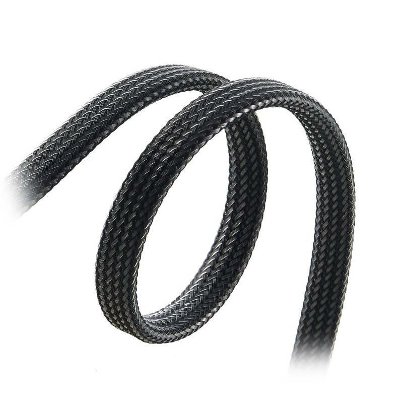 CableMod ModMesh Sleeved SATA 3 Cable (Carbon, 30cm)