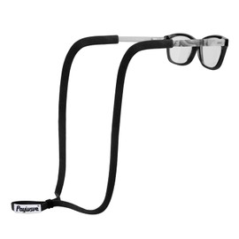 Payivsve Sports Glasses Strap | Glasses Strap for Sports Glasses and Sunglasses | Glasses Sports Band & Fixed Holder Made of Fabric, black