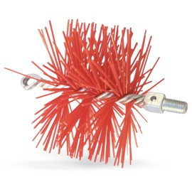 Replacement brush for chimney and flue pipe cleaning set from the Barretto line – with linear distances or curves up to 45° – 1 100 mm nylon brush