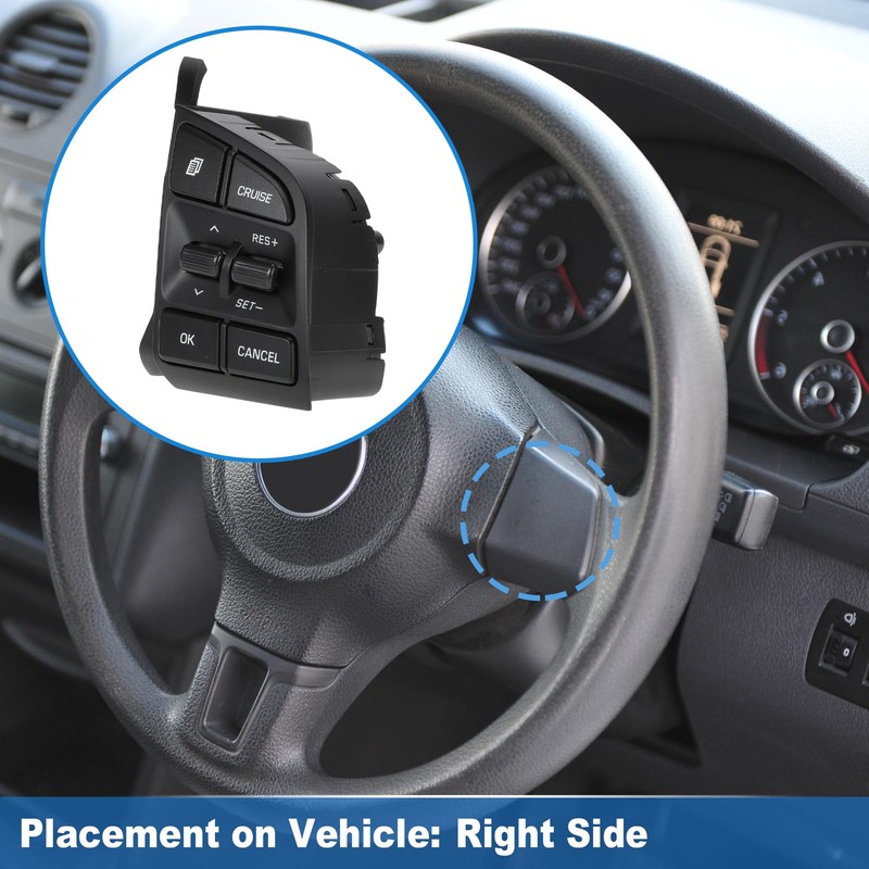 SWITCHRISE Steering Wheel Cruise Control Switch Button Right Side for