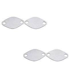 SHLPDFM EGR Valve Seal Valve Blind Block Closure Plate Valve Blank Plate for Espace Laguna Master Trafic Movano 2.2 2.5 DCI Pack of 4