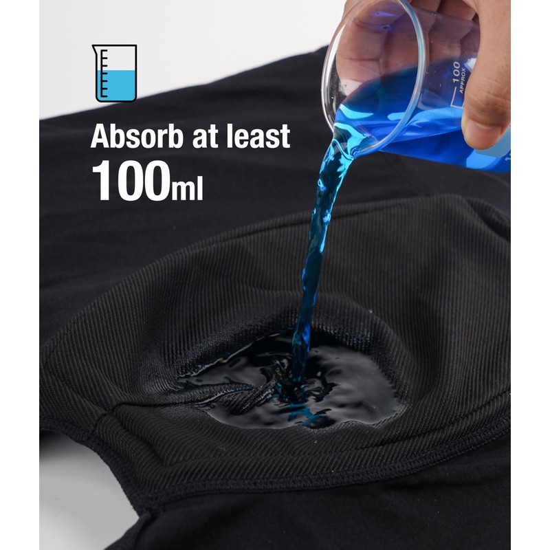 YESWEL Men's Incontinence Underwear, Leak Proof Washable Reusable Cotton Boxer