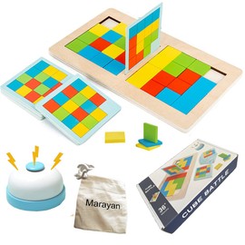 Marayan Montessori Toy Learning Games from 4 5 6 Years Puzzle Wooden Board Games Boys Girls Educational Wooden Toy Shape Adjustment Game Table Games Memory Learning Toy Business Activity Board