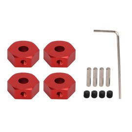 4pcs 1/10 RC Wheel Hex Hubs Nut 14mm Aluminum Wheel Hex Drive Hub for AMMRA Big Rock for Typhon for SentonRed